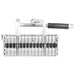 OEX Air Conditioning Evaporator Core EVX804 Inlet M20 X 1.5, Outlet M22 X 1.5 AIR CONDITIONING EVAPORATOR CORE OEX - Micks Gone Bush
