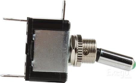 Narva Toggle Switch Off/on Spst Green LED 20A 12V 60287BL SWITCH NARVA - Micks Gone Bush