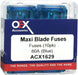 OEX Maxi Blade Fuse 60A Blue Pack Of 10 ACX1629 FUSE OEX - Micks Gone Bush