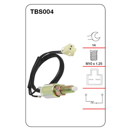 Tridon Stop Light Switch TBS004 M10 X 1.25 Normally Closed SWITCH TRIDON - Micks Gone Bush