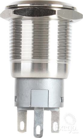 OEX Push Button Switch On/off Spst 12V Blue Illuminated 5A ACX3692BL SWITCH OEX - Micks Gone Bush