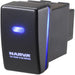 Narva Holden Style Sealed Push Switch Off/on Spdt 12V Blue LED 3A Part No. 63324BL SWITCH NARVA - Micks Gone Bush