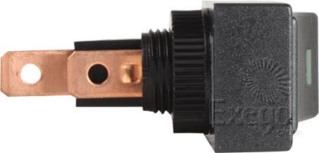OEX Push Button Switch On-off Spst 12V Green Illuminated 20A ACX3748BL SWITCH OEX - Micks Gone Bush