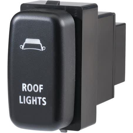 Thunder OE Style Push Button Switch Roof Light 12V 3A Part No. TDR11095 SWITCH THUNDER - Micks Gone Bush