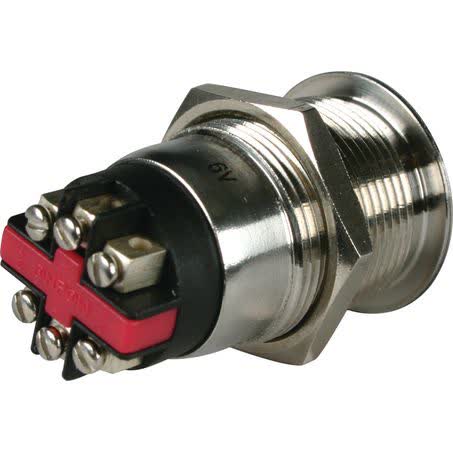 OEX Push Button Switch On/off Spst 12V Green Illuminated 5A ACX3691BL SWITCH OEX - Micks Gone Bush