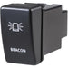 Narva Holden Style Sealed Push Switch Off/on Spdt 12V Blue LED 3A Part No. 63334BL SWITCH NARVA - Micks Gone Bush