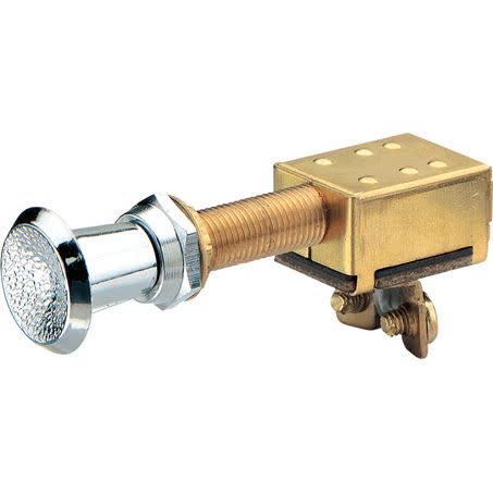 Narva Push/pull Switch Off/on Spst 15A 12V 10MM Mount Part No. 60016BL SWITCH NARVA - Micks Gone Bush