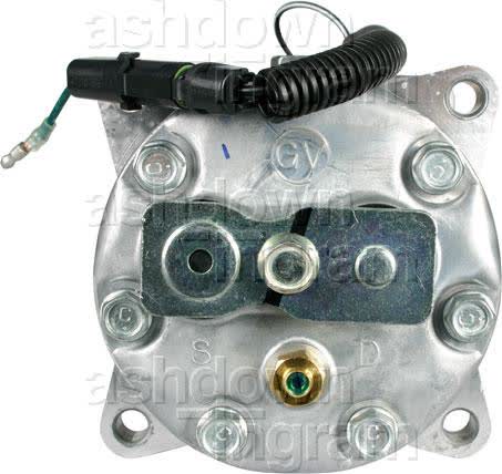 Sanden Air Conditioning Compressor 12V Ear Mount SD7H15 Flex 7 Part No. CXS4860 AIR CONDITIONING COMPRESSOR SANDEN - Micks Gone Bush