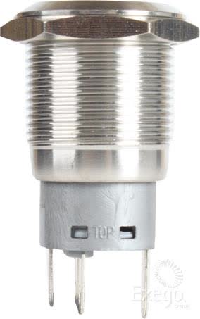 OEX Push Button Switch On/off Spst 12V Red Illuminated 5A ACX3690BL SWITCH OEX - Micks Gone Bush
