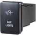 Narva Toyota Style Sealed Push Switch Off/on Spdt 12V Blue LED 63306BL SWITCH NARVA - Micks Gone Bush