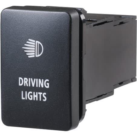 Narva Toyota Style Sealed Push Switch Off/on Spdt 12V Blue LED 63304BL SWITCH NARVA - Micks Gone Bush