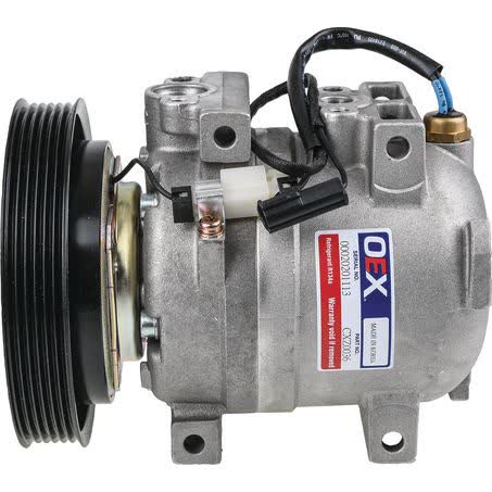 OEX Air Conditioning Compressor 12V Direct Mount DKV14C Style CXZ0036 AIR CONDITIONING COMPRESSOR OEX - Micks Gone Bush
