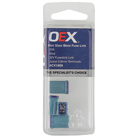 OEX Fusible Link Micro Female M Case 20A Blue Pack Of 4 ACX1809 FUSIBLE LINK OEX - Micks Gone Bush