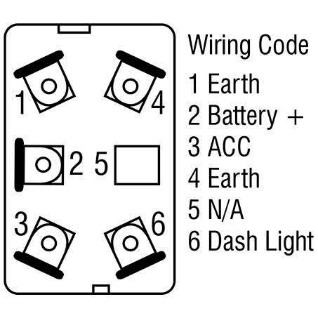 Drivetech 4X4 Rocker Driving Light Switch On/off Spst 12 Or 24V Blue Illumination DT-11008 SWITCH DRIVETECH 4X4 - Micks Gone Bush