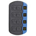 Narva Marine Waterproof Switch Panel 12-24V DC 10A/15A 63198BL SWITCH MOUNT/ PANEL NARVA - Micks Gone Bush