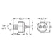 Hella Stop Lamp Switch Off Mom On Spst Contacts Rated 9A 12V Part No. 4566 SWITCH HELLA - Micks Gone Bush