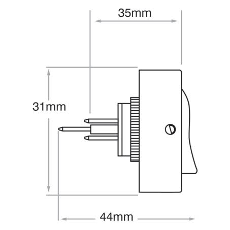 Narva Rocker Switch Off/on Spst Amber LED 30A 12V Part No. 62057BL SWITCH NARVA - Micks Gone Bush