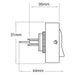 Narva Rocker Switch Off/on Spst Amber LED 30A 12V Part No. 62057BL SWITCH NARVA - Micks Gone Bush
