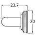 Hella Toggle Switch Boot 15/32"-32 Thread Part No. 4452 SWITCH BOOT HELLA - Micks Gone Bush