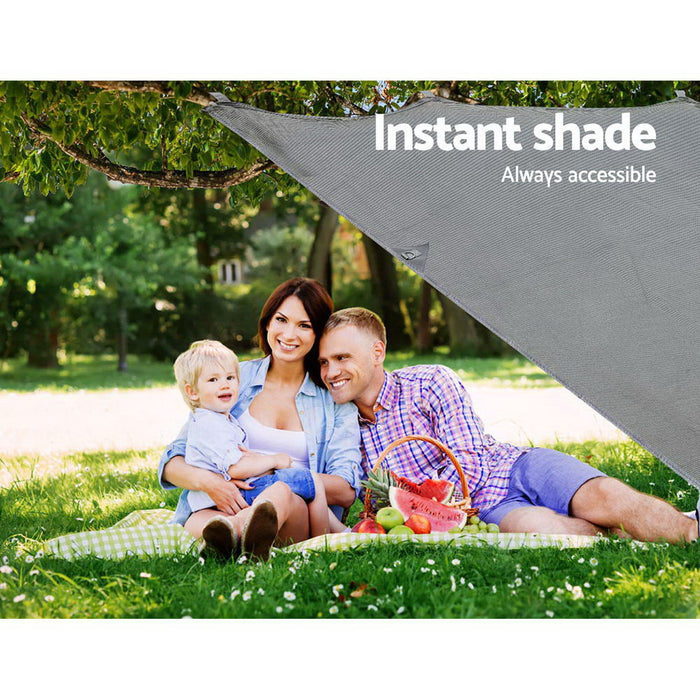 Caravan Privacy Screens Roll Out Awning 4.3X1.95M End Wall Side Sun Shade Screen Outdoor > Camping Micks Gone Bush    - Micks Gone Bush