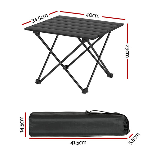 Weisshorn Portable Roll-Up Camping Table with Carry Bag Outdoor > Camping Weisshorn    - Micks Gone Bush