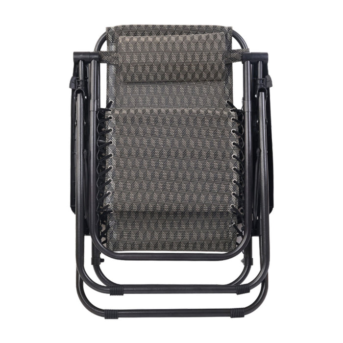 GB Grey Zero Gravity Outdoor Reclining Chairs - set of two Furniture > Outdoor Micks Gone Bush    - Micks Gone Bush