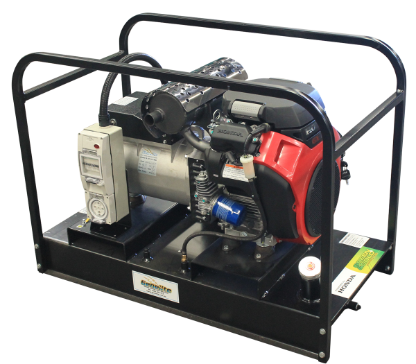 Genelite Honda GX630E 12.5kVA 3 Phase Generator 50L Base Tank Generator Genelite    - Micks Gone Bush