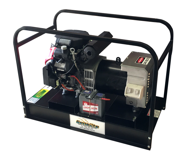 Genelite Honda GX630 12.5kVA Generator 50L Base Tank Generator Genelite    - Micks Gone Bush