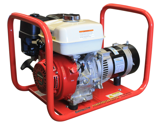 GH4000 4.5kVA Petrol Generator – Heavy-Duty Worksite Power Generator Genelite - Micks Gone Bush
