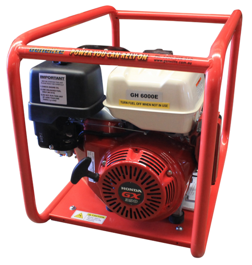 Genelite Honda GX340E Generator 7.5kVA Electric Start - Work Site Approved Generator Genelite    - Micks Gone Bush