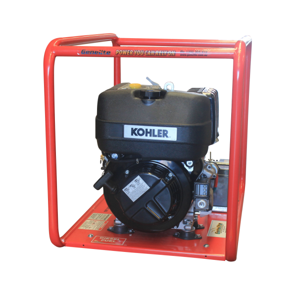 8kVA Diesel Generator with Electric Start by Genelite Powered by Kohler Generator Genelite    - Micks Gone Bush