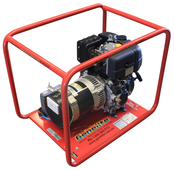 8kVA Diesel Generator with Electric Start by Genelite Powered by Kohler Generator Genelite    - Micks Gone Bush