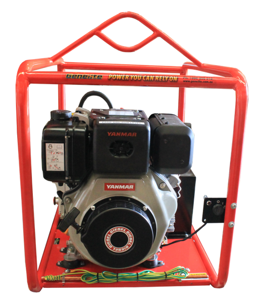 Yanmar Diesel 6.5kVA Mine Spec Generator Business & Industrial Genelite    - Micks Gone Bush