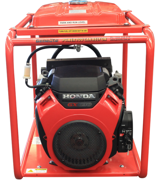 Genelite Honda GX630E 12.5kVA 3 Phase Generator Generator Genelite    - Micks Gone Bush