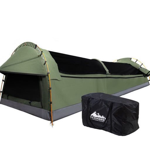 Weisshorn Double Swag Camping Swag Canvas Tent - Deluxe Celadon Outdoor > Camping Weisshorn    - Micks Gone Bush