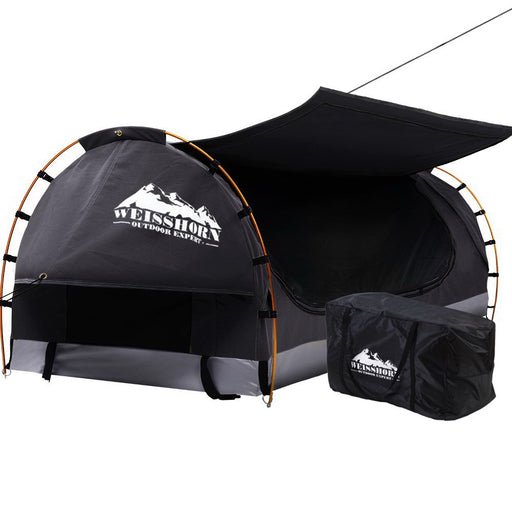 Weisshorn King Single Camping Swag with Waterproof Canvas and Free Standing Dome Tent Outdoor > Camping Weisshorn    - Micks Gone Bush