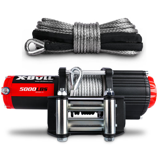X-BULL Electric Winch 12V 5000LBS Wireless Steel Cable ATV Boat With 13M Synthetic Rope Auto Accessories > 4WD & Recovery Micks Gone Bush    - Micks Gone Bush