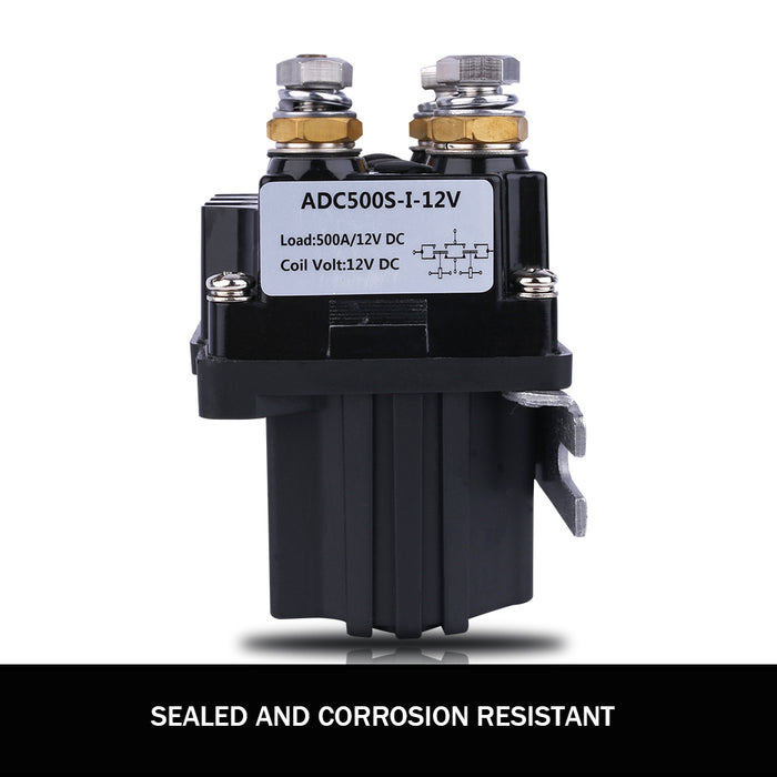 X-BULL Winch Solenoid Relay Wiring Controller 500A 12V and 150ft Wireless Remote 4T Block Pulley Auto Accessories > 4WD & Recovery Micks Gone Bush    - Micks Gone Bush