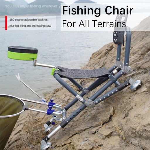 Fishing Chair With Aluminum Alloy For All-Terrains Portable Multifunctional Folding Adjustable Reclining Chair With Hind Legs Outdoor > Fishing Micks Gone Bush    - Micks Gone Bush