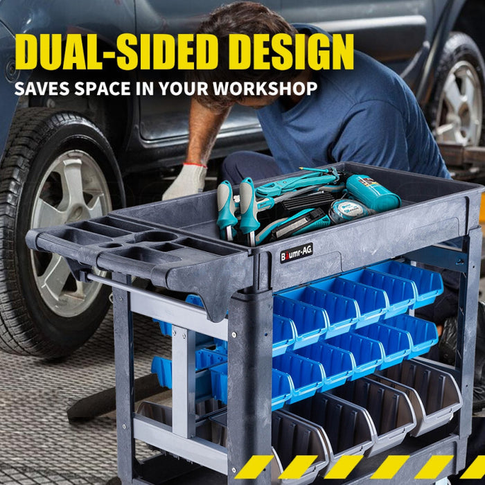 Baumr-AG Tough Utility Storage Trolley for Workshop Tool Organization Tools > Tools Storage Micks Gone Bush    - Micks Gone Bush