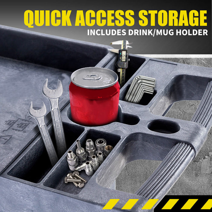 Baumr-AG Tough Utility Storage Trolley for Workshop Tool Organization Tools > Tools Storage Micks Gone Bush    - Micks Gone Bush