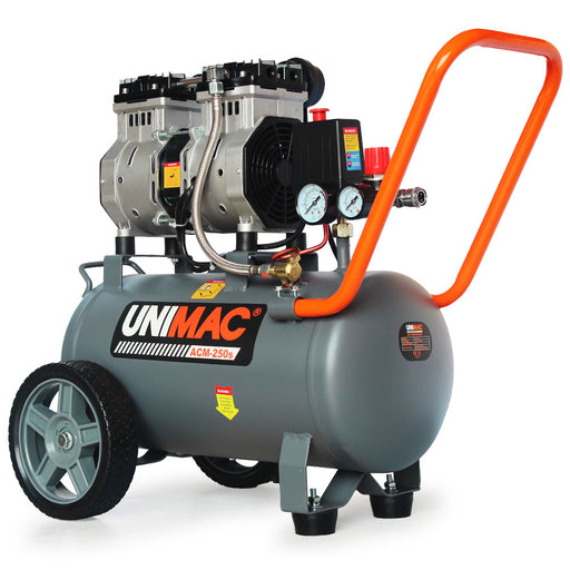 UNIMAC Silent 25L Air Compressor 1.5HP Oil-Free Portability Tools > Air Compressor Micks Gone Bush    - Micks Gone Bush