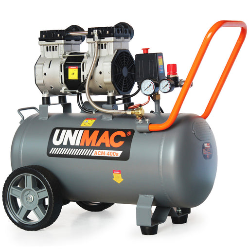 Silent & Powerful UNIMAC 40L Air Compressor with Twin Nitto Outlets Tools > Air Compressor Micks Gone Bush    - Micks Gone Bush
