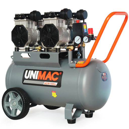 UNIMAC 50L Silent Oil-Free Electric Air Compressor 3.0HP, Twin Outlets Tools > Air Compressor Micks Gone Bush    - Micks Gone Bush