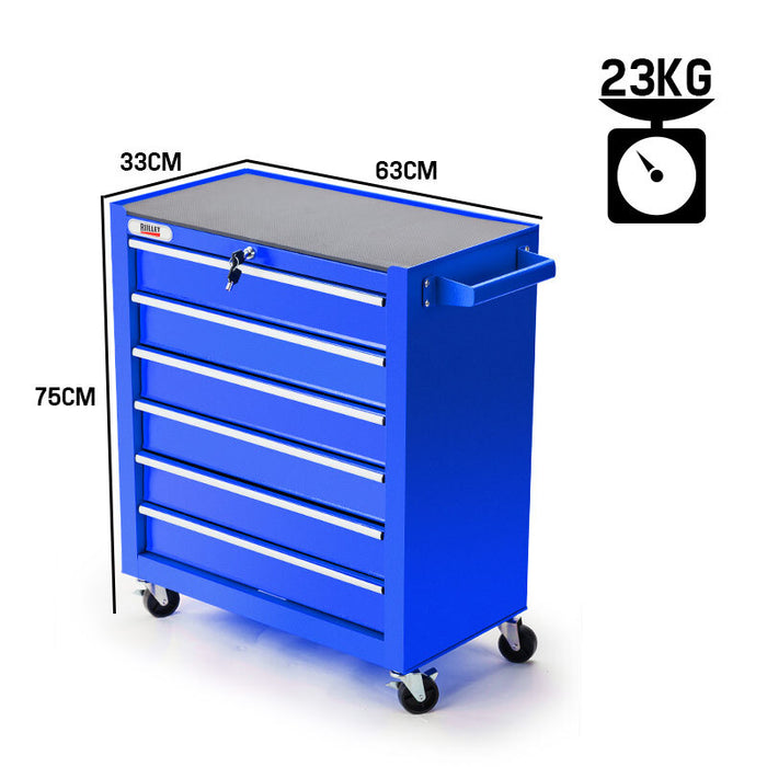 Blue 6 Drawer Tool Storage Cabinet Trolley for Mechanics Tools > Tools Storage Micks Gone Bush    - Micks Gone Bush