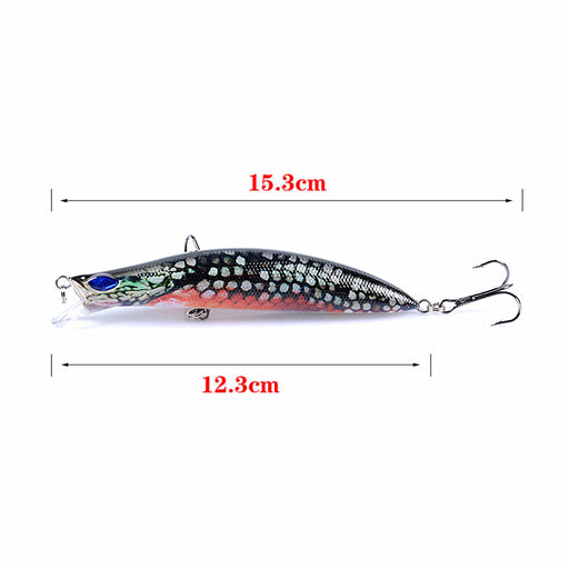 5X Popper Poppers 12.3cm Fishing Lure Lures Surface Tackle Fresh Saltwater Outdoor > Fishing Micks Gone Bush    - Micks Gone Bush