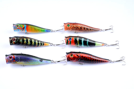 6X 9cm Popper Poppers Fishing Lure Lures Surface Tackle Fresh Saltwater Outdoor > Fishing Micks Gone Bush    - Micks Gone Bush