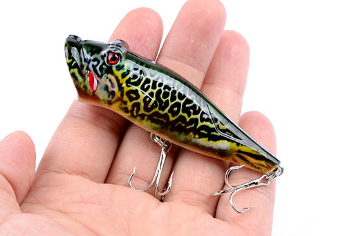 5X 8cm Popper Poppers Fishing Lure Lures Surface Tackle Fresh Saltwater Outdoor > Fishing Micks Gone Bush    - Micks Gone Bush