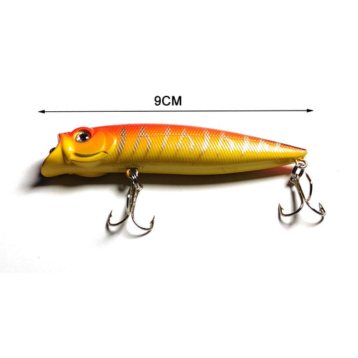 2X 9.5cm Popper Poppers Fishing Lure Lures Surface Tackle Saltwater Outdoor > Fishing Micks Gone Bush    - Micks Gone Bush