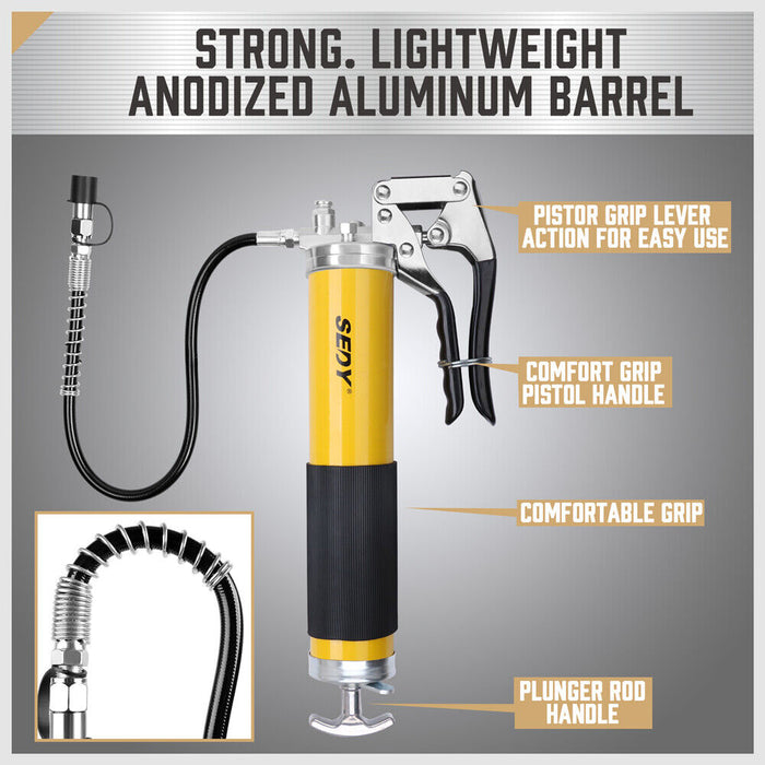 Durable Service Tool 18inch 8000PSI Pistol Grip Grease Gun with Cartridge Tools > Other Tools Micks Gone Bush    - Micks Gone Bush